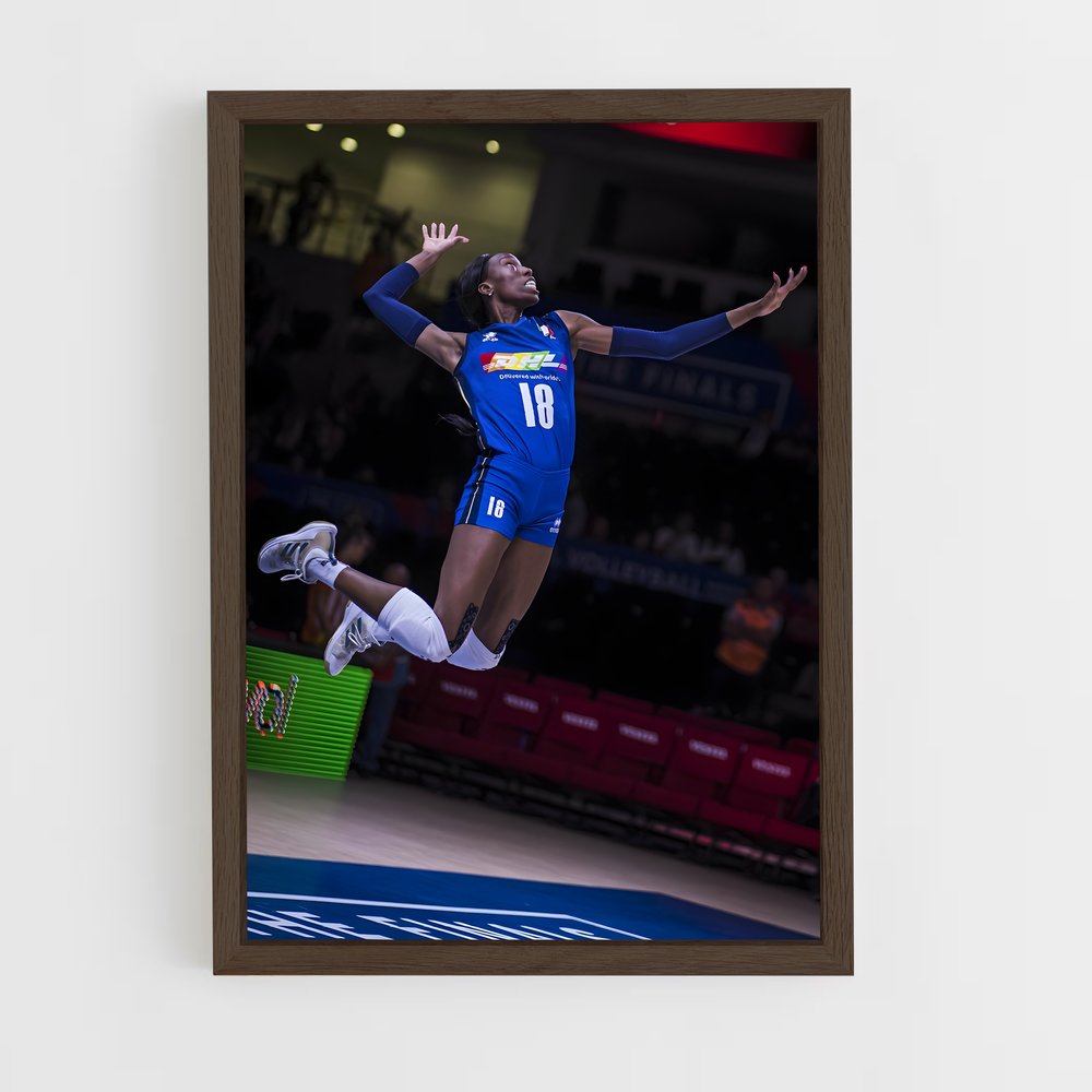 Poster Saut de Paola – affiche Volleyball (vue 5)